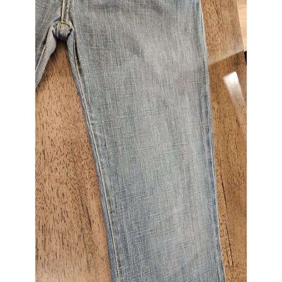 Women's vintage Y2K Mid-rise Jeans Straight 90's Light Denim Pants Blue boot cut - Picture 7 of 16